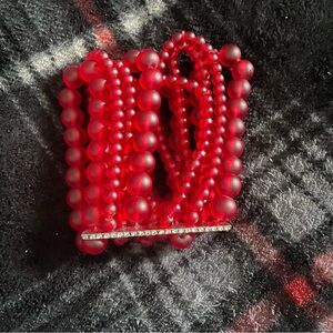 Sassy Jones Dina Bracelet Red